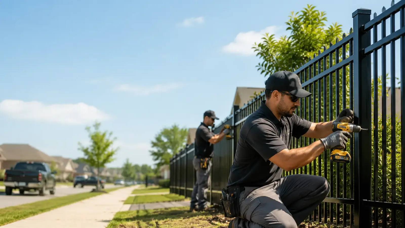 Metal Fence Installation in Glenview, KY